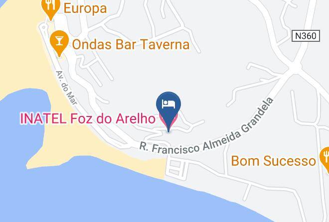 Caldas Da Rainha - Inatel Foz Do Arelho Hotel Maps