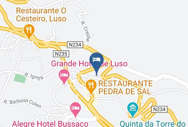 Mealhada - Hotel Inatel Luso Privado Presidentes Maps