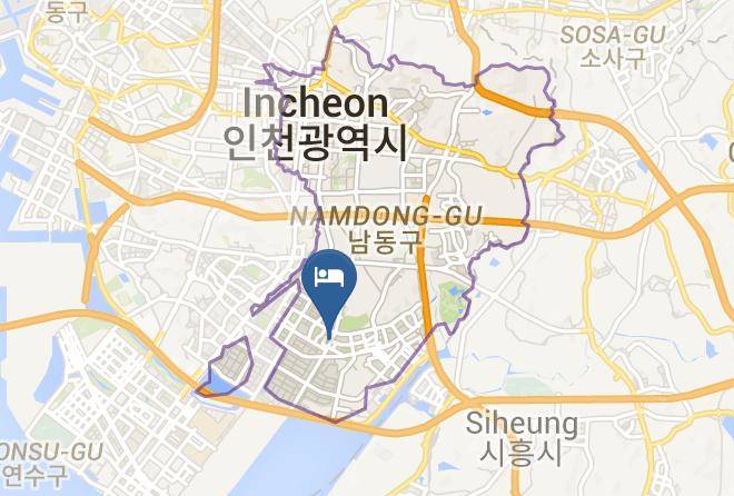 Namdonggu - Incheon Richano Hotel Maps