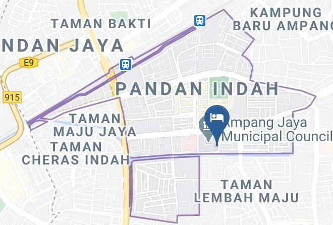 Hulu Langat - Indah Garden Hotel Maps