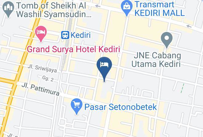 Kota Kediri - Indah Hotel Maps