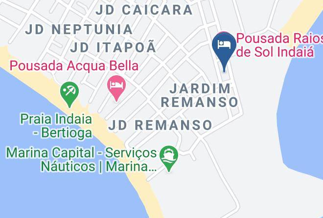 Bertioga - Indaia Gold Pousada Maps