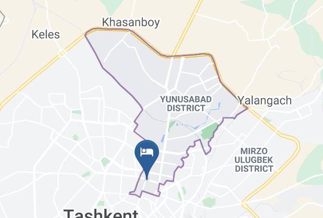 Tashkent - Independence Hotel Mustakillik Maps