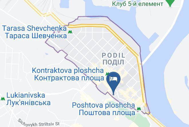 Kyiv - Independence Mini Hotel Maps