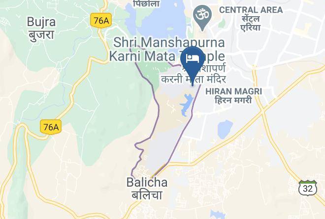 Udaipur - Inder Residency Udaipur Maps