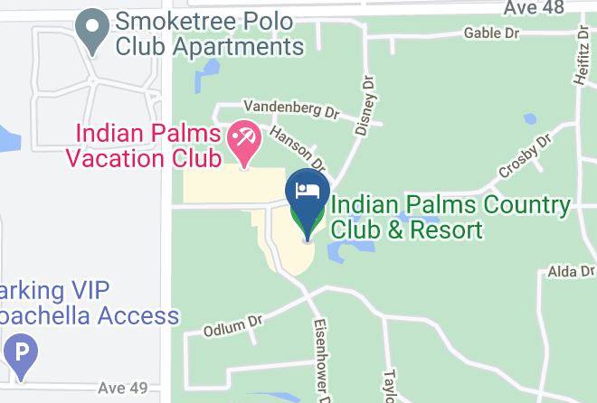 Indian Palms Country Club & Resort Map