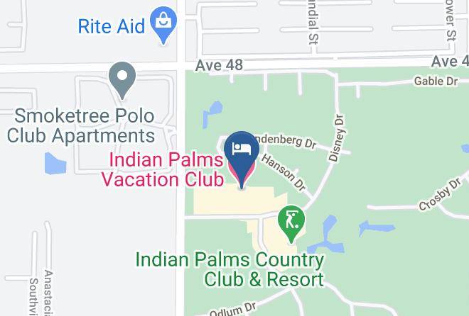 Riverside - Indian Palms Vacation Club Maps