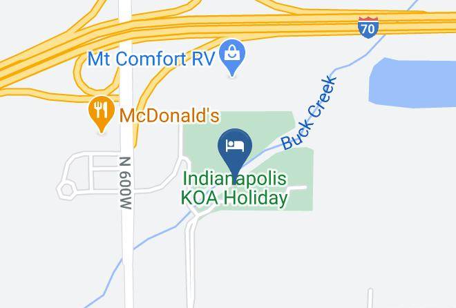 Hancock - Indianapolis Koa Holiday Maps