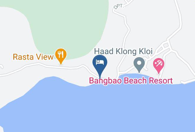 Amphoe Ko Chang - Indie Beach Bungalow Maps