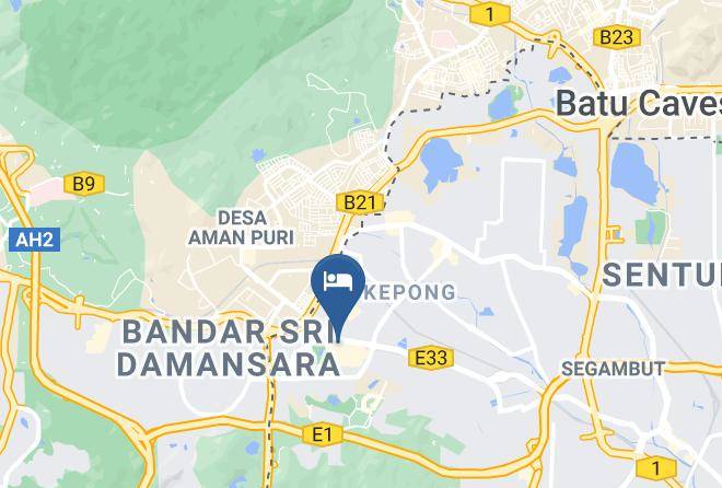 Kuala Lumpur - Indigo Hotel Menjalara Maps