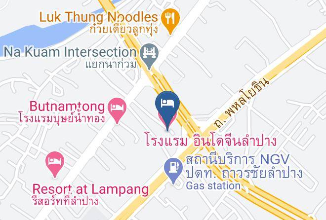 Amphoe Mueang Lampang - Indochina Hotel Lampang Maps