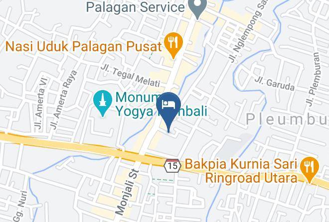 Sleman - Indoluxe Hotel Jogjakarta Maps