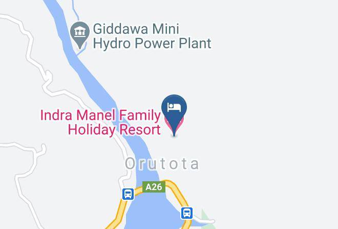 Kandy - Indra Manel Family Holiday Resort Maps