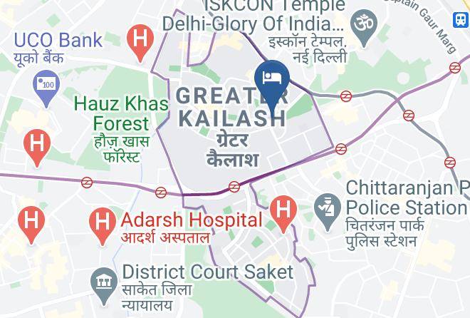 New Delhi - Indus Biznotel Maps