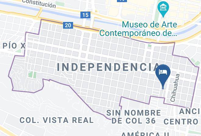 Monterrey - Industrial Lofts Alojamiento Por Dia Semana O Mes Maps