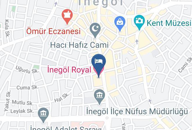 Inegol - Inegol Royal Hotel Maps
