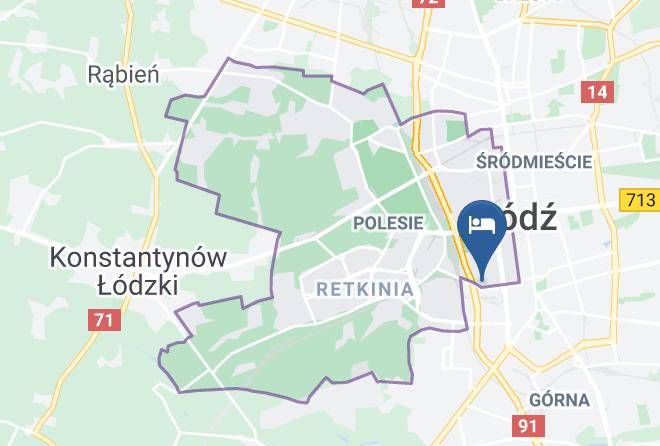 Lodz - Iness Hotel Maps
