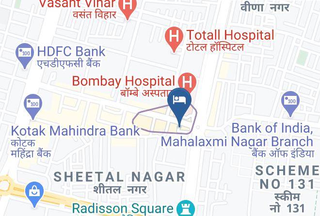 Indore - Infiniti Hotel And Spa Maps