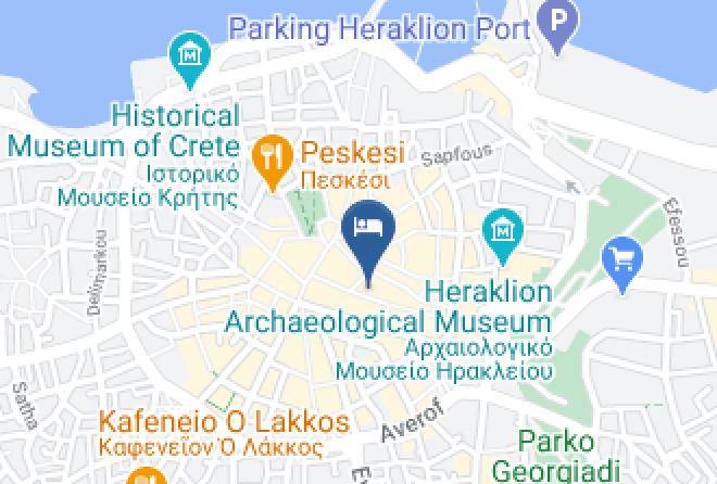 Iraklion - Infinity Blue Boutique Hotel And Spa Maps