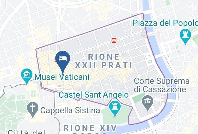 Rome - Infinity Hotel St Peter Maps