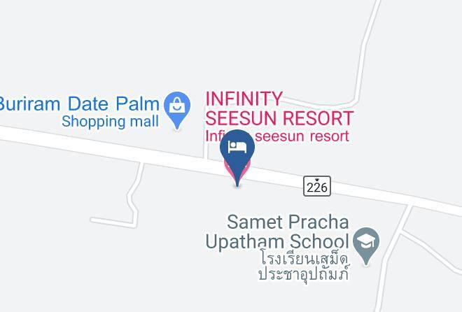 Amphoe Krasang - Infinity Seesun Resort Maps