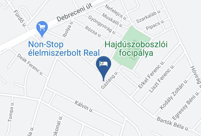 Hajduszoboszlo - Inga Hotel And Bar Maps