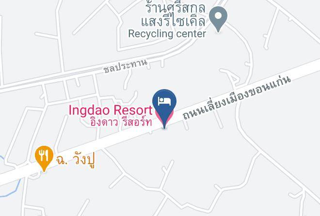 Amphoe Mueang Khon Kaen - Ingdao Resort Maps