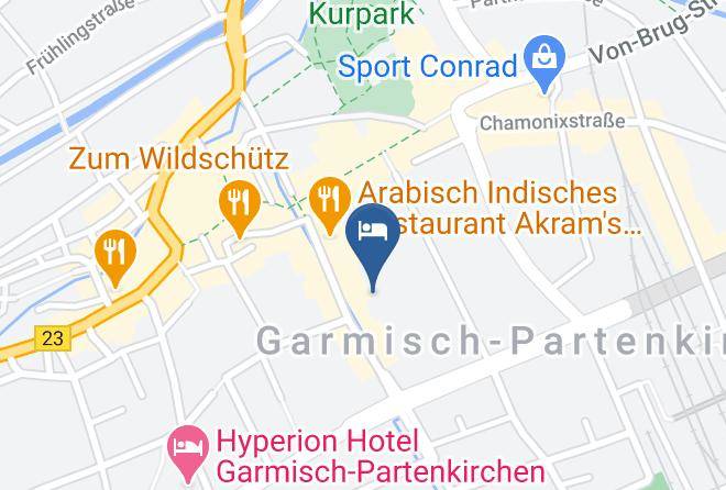 Garmisch Partenkirchen - Inge Hofherr Gastehaus Maps