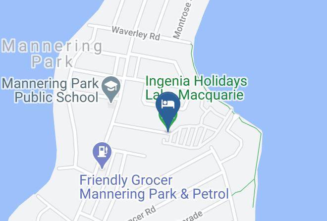 Ingenia Holidays Lake Macquarie Map