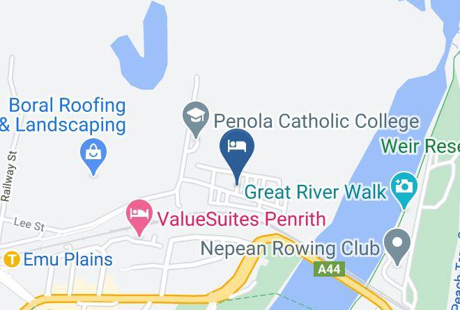 Penrith - Ingenia Holidays Nepean River Maps