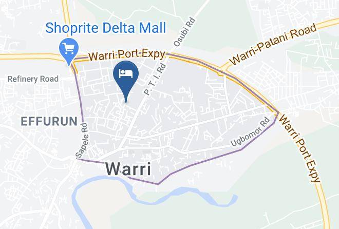 Warri - Ingots Hotel Maps