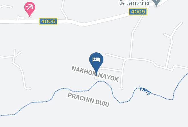 Amphoe Pak Phli - Ingpai Resort Maps
