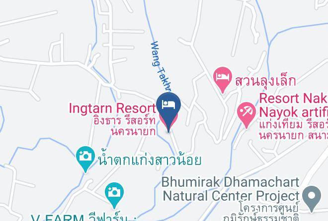 Amphoe Mueang Nakhon Nayok - Ingtarn Resort Maps