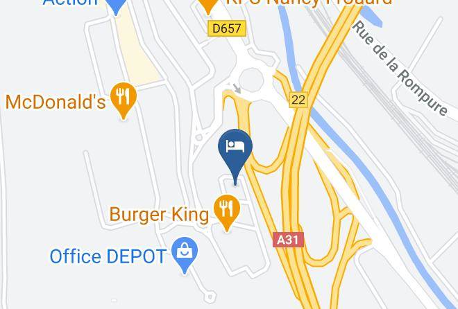 Meurthe Et Moselle - In Hotel Nancy Frouard Maps