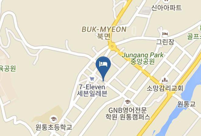 Injegun - Inje Ost Motel Maps