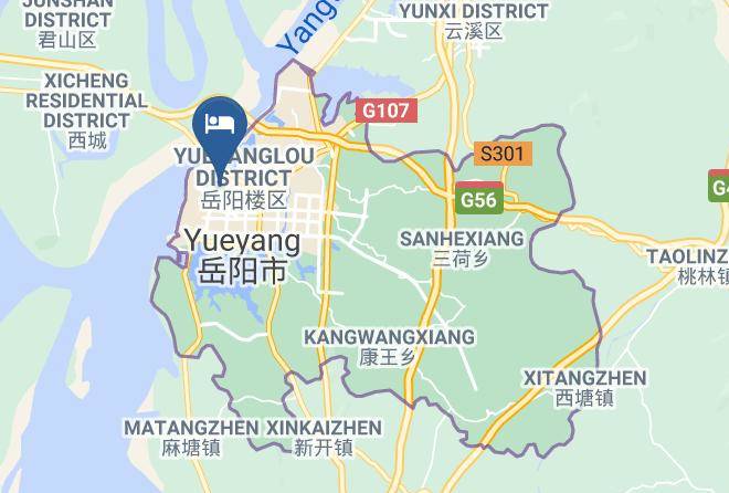 Yueyang - Injoy Hotel Maps