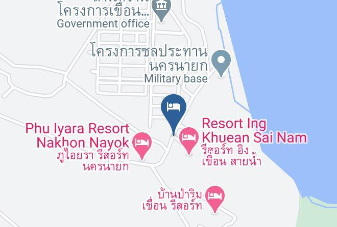Amphoe Mueang Nakhon Nayok - Ink Kuan Sainam Resort Maps