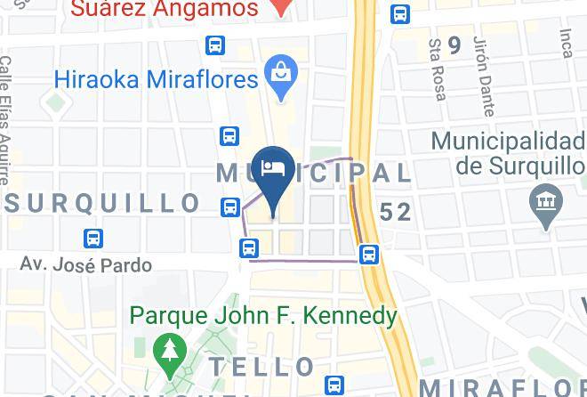 Miraflores - Inkari Luxury Hotel Maps