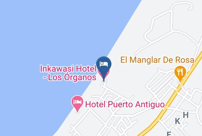 Talara - Inkawasi Hotel Los Organos Maps