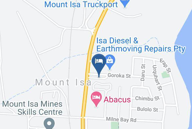 Mount Isa - Inland Oasis Motel Maps