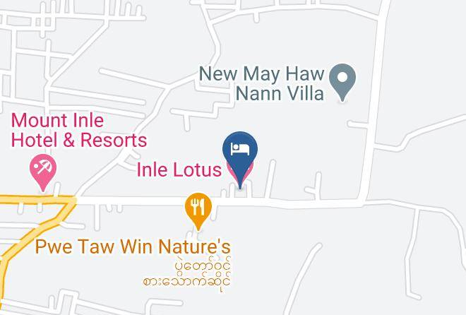 Taunggyi - Inle Lotus Hotel Maps