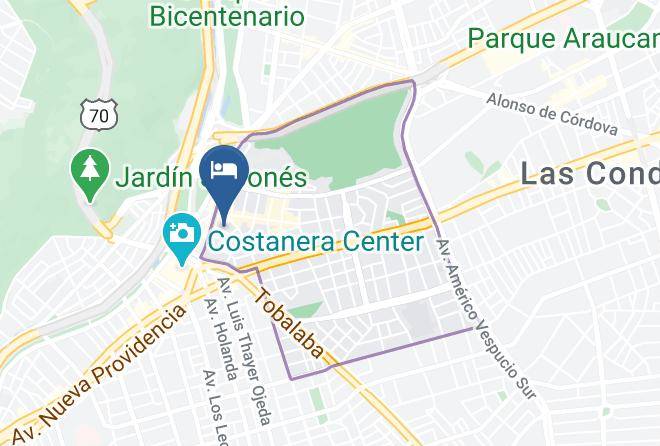 Santiago - Inmobiliaria Santa Magdalena Limitada Maps