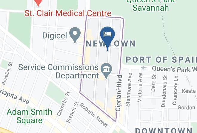 Port Of Spain - Inn At 87 Maps