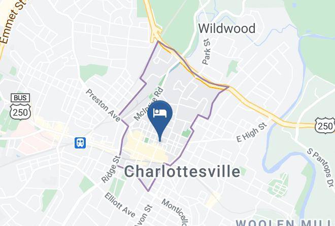 Charlottesville City - The Inn At Court Square Maps