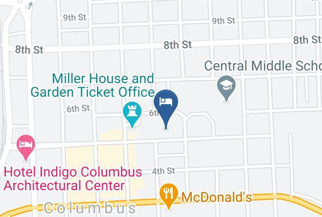 Inn At Irwin Gardens Map