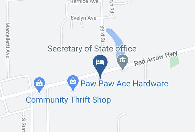 Van Buren County - Inn At Paw Paw Maps