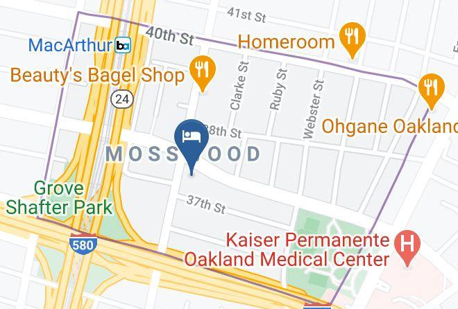 Alameda - Inn At Temescal Maps