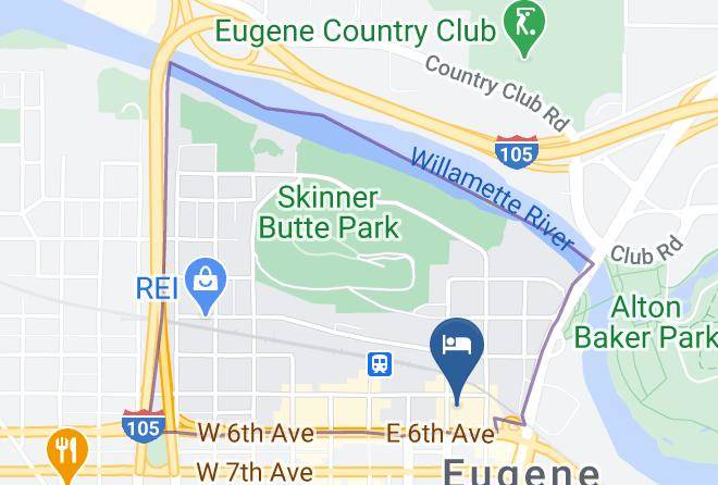 Lane - Inn At The 5th Eugene Maps