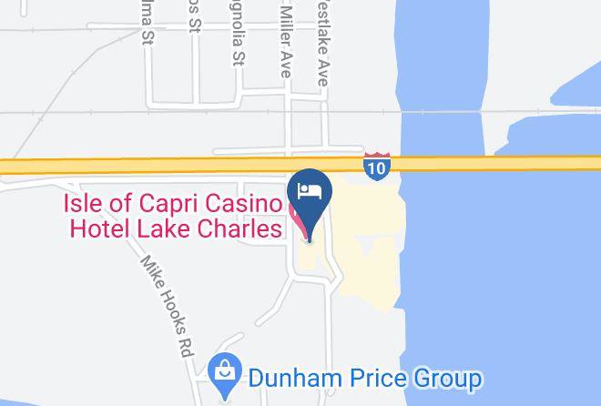 Inn At The Isle Of Capri Lake Charles Map