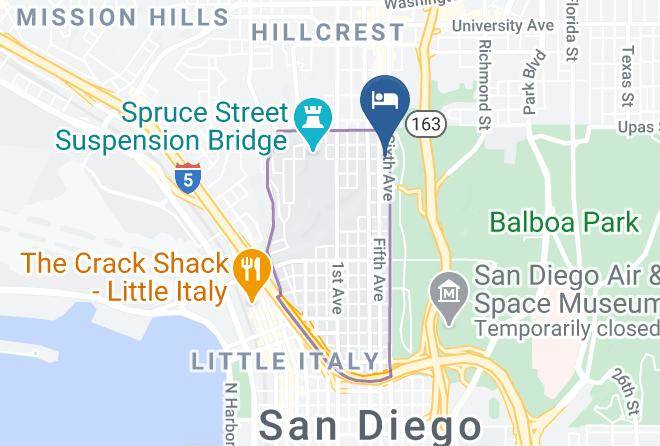 San Diego - Inn At The Park Maps